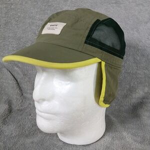 Barts Amsterdam Flap Hat Kids 53 Olive Green Sun Protection Hiking Outdoors